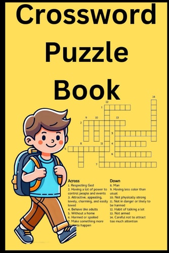 Crossword Puzzle Book for Kid's