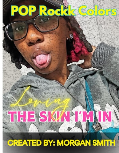 "Loving The Skin Im In" Coloring Book Illustrations of African American Children.