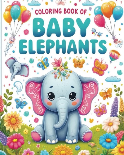 My Favorite Baby Elephant Coloring Book