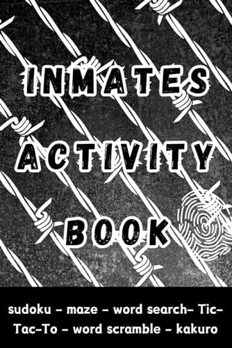 Inmates Activity Book Engaging Activities and Puzzles - Gifts for Prison Inmates