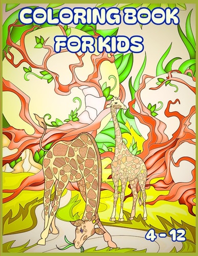 Animal Coloring Book for Kids Super Cute Animals, Holiday Gift for Kids / Charming Wildlife Book for Ages 4-12 / Fun Safari Animal Pages for Kids / Relaxing Animal Book for Stress Relief / 50 Adorable Pages for Young Artists