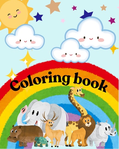 Adorable and Fun Kids' Coloring Book Cute and Engaging Illustrations for Creative Play