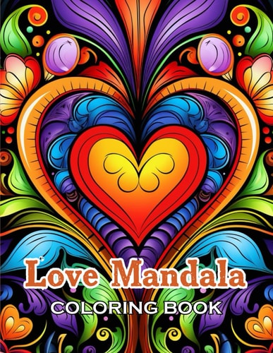 Love Mandala Coloring Book 100+ Beautiful Designs for All Ages