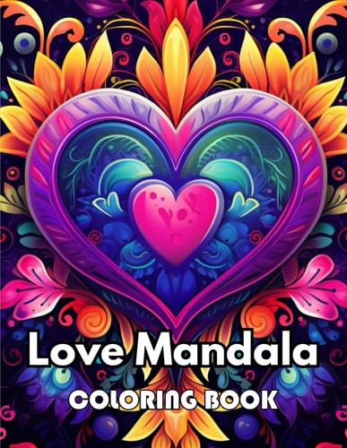 Love Mandala Coloring Book Unique and Beautiful High-quality Designs