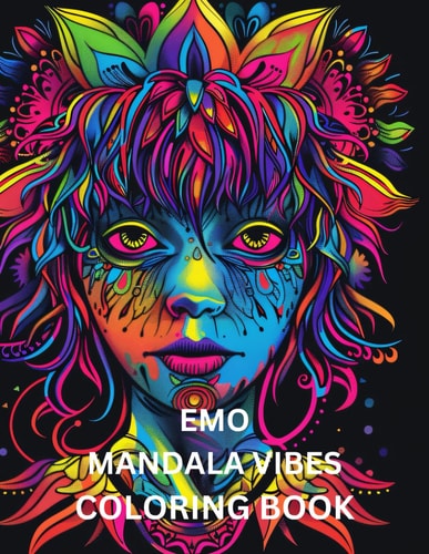 Emo Mandala Vibes Coloring Book
