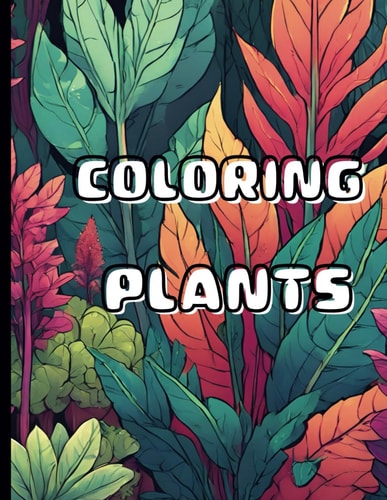 Color Plants Coloring Book