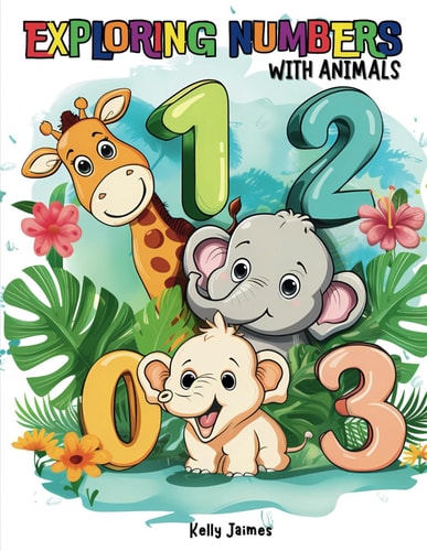 Exploring Numbers With Animals From 1 to 20, Coloring Books For Kids, Childrens Coloring Books, Children Coloring Book, Learn Numbers, Educational Coloring Books, Animal Coloring Book, Coloring Books For Boys, For Girls, For Ages 3-7