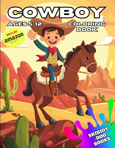 Cowboy Coloring Book