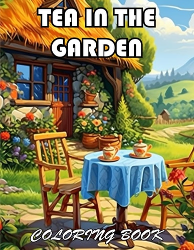 Tea in the Garden Coloring Book 100+ New Designs for All Ages