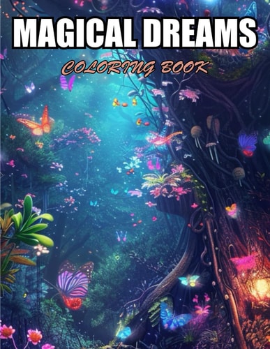 Magical Dreams Coloring Book Relaxation, and Creativity Coloring Pages for All Fans