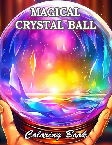 Magical Crystal Ball Coloring Book A Stress Relief Experience for All Ages