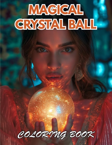 Magical Crystal Ball Coloring Book New Edition And Unique High-quality Coloring Pages