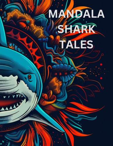 Mandala Shark Tales Coloring Book