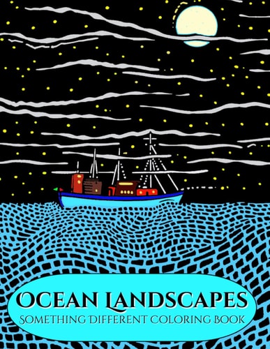 Something Different Coloring Book Ocean Landscapes