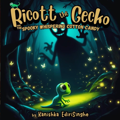 Ricott the Gecko The Spooky Whispering Cotton Candy