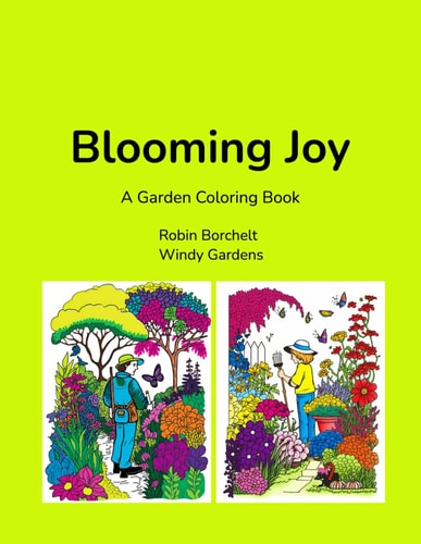 Blooming Joy A Garden Coloring Book