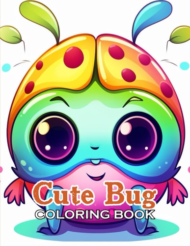 Cute Bug Coloring Book 100+ Beautiful Designs for All Ages