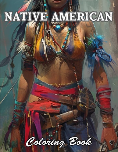 Native American Coloring Book A Stress Relief Experience for All Ages