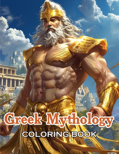 Greek Mythology Coloring Book High Quality +50 Beautiful Designs