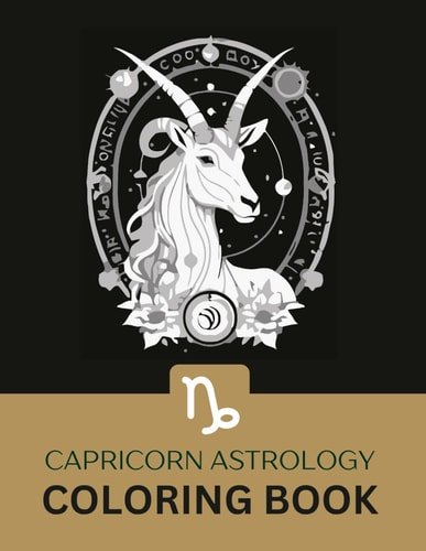 Capricorn Astrology Coloring Book Coloring the Ambitious Spirit: Explore the Capricorn Zodiac Sign Through Art