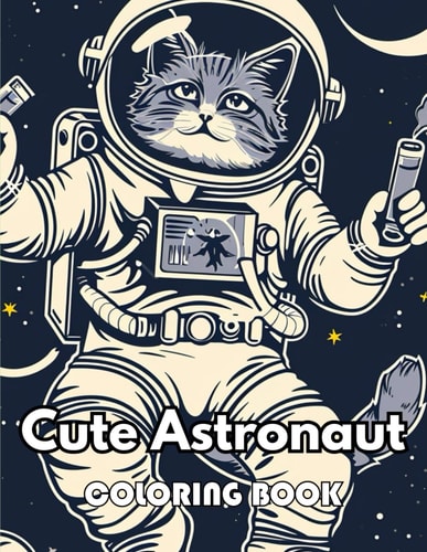 Cute Astronaut Coloring Book 100+ New Designs Great Gifts for All Fans