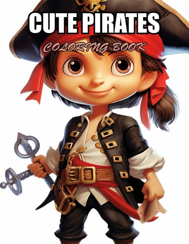 Cute Pirates Coloring Book Relaxation, and Creativity Coloring Pages for All Fans