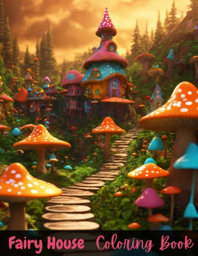 Fairy House Coloring Book