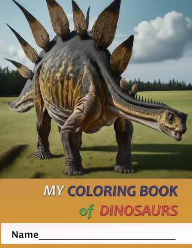My Coloring Book of Dinosaurs