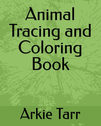 Animal Tracing and Coloring Book
