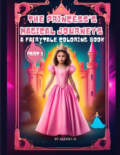 The Princess's Magical Journeys A Fairytale Coloring Book