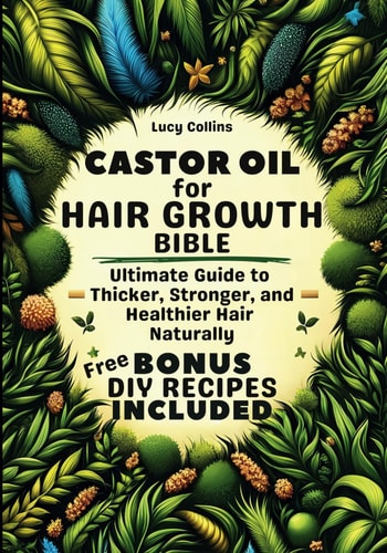 Castor Oil For Hair Growth Bible Ultimate Guide to Thicker, Stronger, and Healthier Hair Naturally. DIY RECIPES BONUS Included!