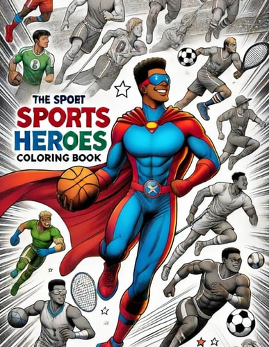The Sports Heroes Coloring Book