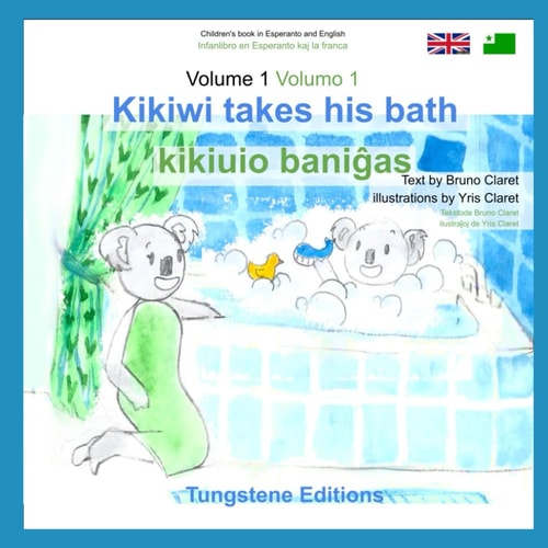 Kikiwi Takes His Bath Kikiuio Baniĝas