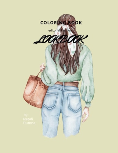 LOOKBOOK.Editorial Fashion Coloring Book