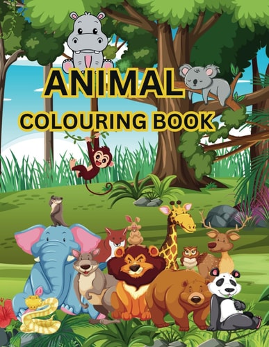 ANIMAL and ALPHABET Coloring Book for Kids Fun and Educational Activity for Children Aged 2-12 Years Old