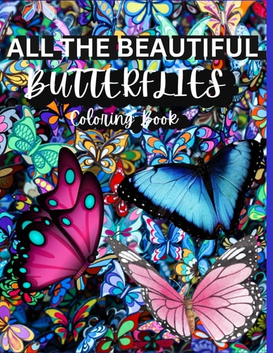 All the Beautiful Butterflies A Kid Coloring Book