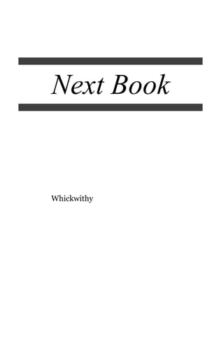 Next Book