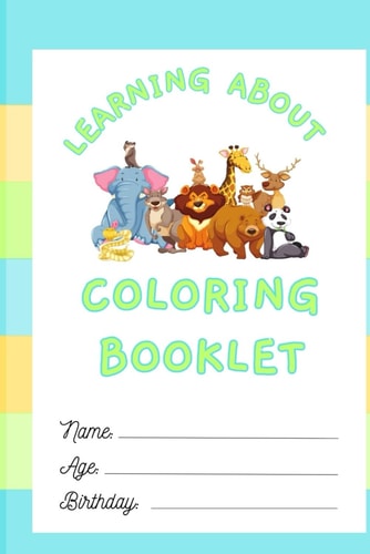 Leraning About Animals Coloring Booklet