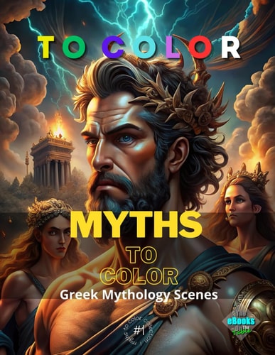 Myths to Color Greek Mythology Scenes