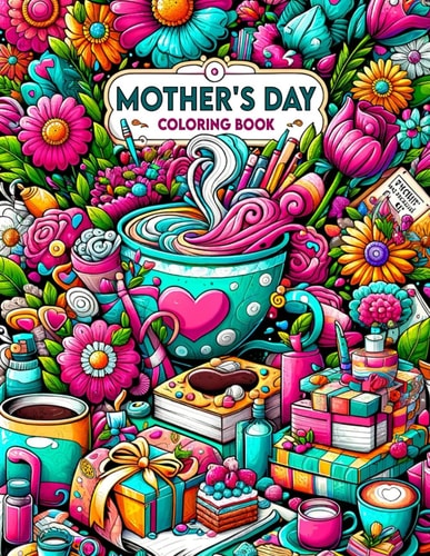 Mother's Day Coloing Book Beautiful Designs to Show Your Love and Appreciation