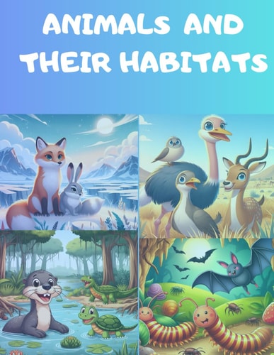Animals and Their Habitats Animals in Their Habitats: A Coloring Book