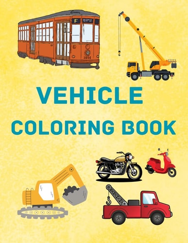 Vehicle Coloring Book