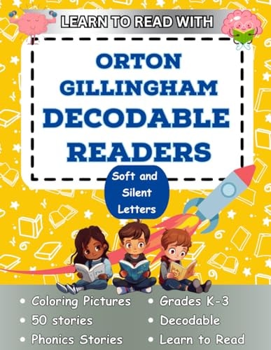 Learn to Read with Orton Gillingham Decodable Readers Soft C and Silent Letters