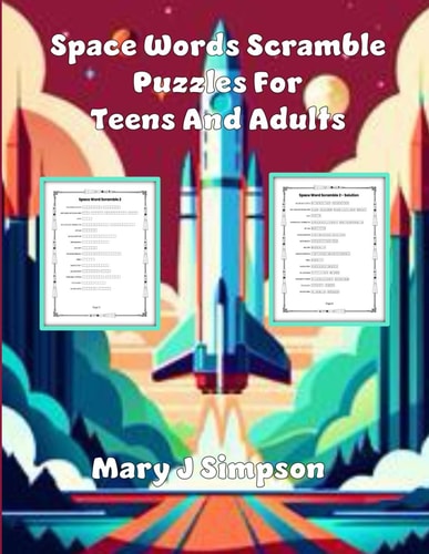 Space Words Scramble Puzzles For Teens And Adults 42 Space Word Scramble Puzzles