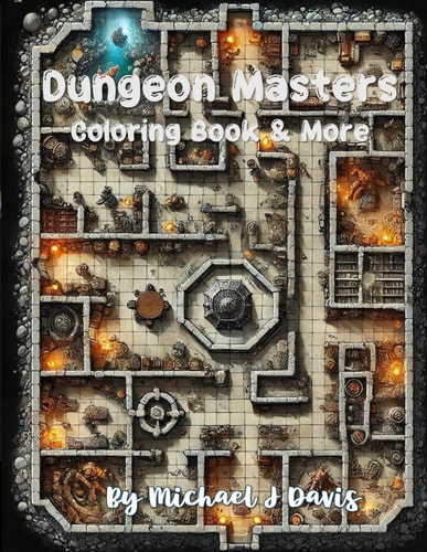 Dungeon Masters Coloring Book & More