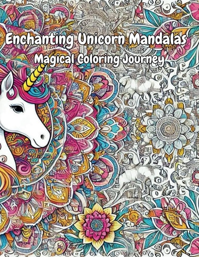 Enchanting Unicorn Mandalas A Magical Coloring Journey Stress Relief and Relaxation for All Ages