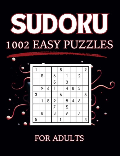 Sudoku 1002 EASY PUZZLES For Adults