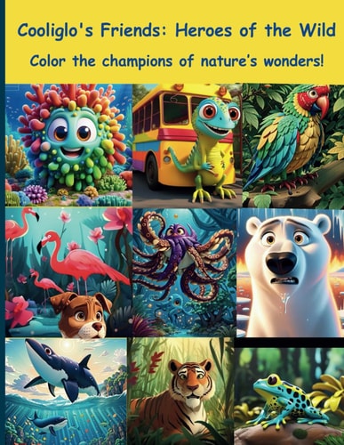Cooliglo's Friends Heroes of the Wild Coloring Book: Color the Champions of Nature's Wonders!