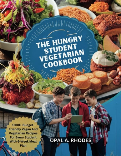 The Hungry Student Vegetarian Cookbook 1000+ Budget-Friendly Vegan And Vegetarian Recipes For Every Student With 6-Week Meal Plan