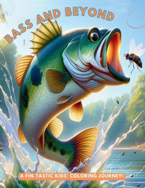 Bass and Beyond: A fin-tastic Kids Coloring Journey!